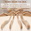 4Pcs Wooden Silicone Tool Sticks Set Reusable Mastic Tool for Perfect 1