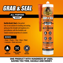 Gorilla Grab Seal 290ml – TwoinOne Waterproof Grab Adhesive Sealant