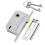 Yale Yale 2 Lever Mortice Basic Security, Polished Chrome, 2.5 Inch/64 mm 3