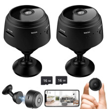 Magnetische Mini-1080P-WLAN-Überwachungskamera (2er-Pack)