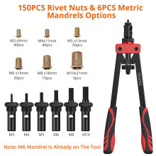 Proster Rivet Nut Tool 14 Rivet Nut Pliers Set Heavy Duty Rivnut Tool