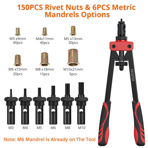 Proster Rivet Nut Tool 14  Rivet Nut Pliers Set Heavy Duty Rivnut Tool