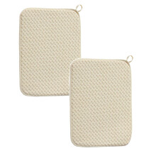 Tapis égouttoir à vaisselle en microfibre, lot de 2, 60 x 45 cm