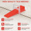 Flintronic 400PC Tile Leveling System, 2mm 300PC Tile Spacers Leveling Clip 4