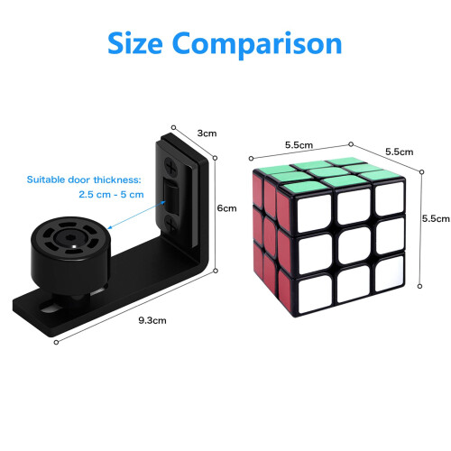 Adjustable Floor Guide Wall/Door Bottom Guide Sliding Barn Door Guide Hardware Black 2