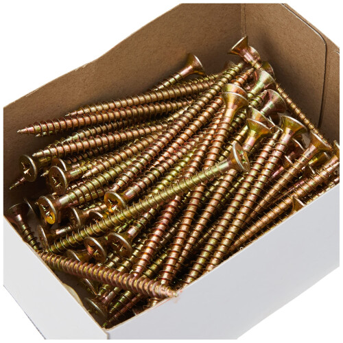 Forgefix ForgeFix Multi-Purpose Single Thread Screws | 5.0 x 80mm | Zinc | Box 100 2
