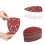 40 Pieces Sanding Pads, 11 Hole Sanding Sheets Hook and Loop 8Pcs Each Assorted 40/60/80/120/180 Grits 4