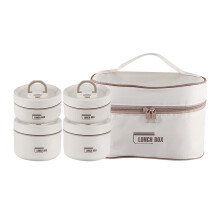 Eristetty Bento-laatikkosetti lounaspussilla, 4 osaa