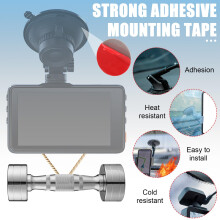 BOXOB 6pcs Heavy Duty Dash Cam Adhesive Pads, 3 Shapes Double-Sided Sticky Pads for Car Dashboard & Windshield High Adhesion Heat-Resistant Mounting
