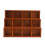 Wood Desktop Display Shelf – Compact Multi-Grid Storage 1