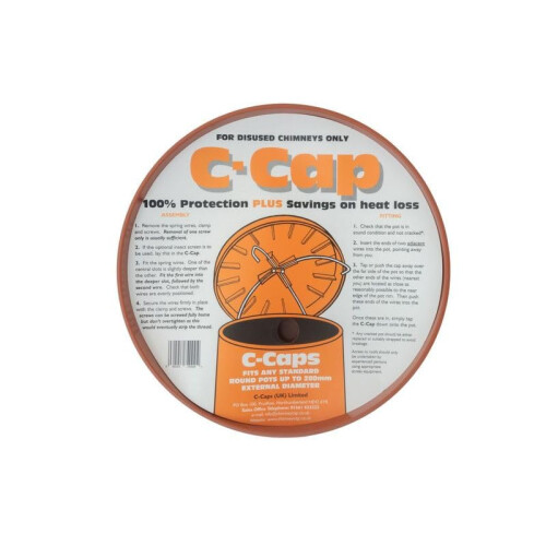 C-Cap Chimney Disused Terracotta Colour 1