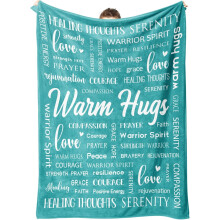 Flanellen plaid met Aquarius-print, 50" x 60"