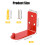 Fire Extinguisher Holder, 4 x Fire Extinguisher Holder, Wall Hook for Fire Extinguishers 2