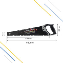 AIRAJ 450mm Pro Hand Saw Pruning Saw with ChipRemoving Design Perfect