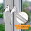 Neoteck Window Handle 2Pcs Inline Window Handle Universal Espag Key Locking Lockable Double Glazing Replacement uPVC Window Handles for All Common 5