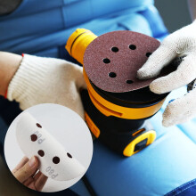 50pcs 125mm 8 Holes Sanding Discs Pads Sanding Sheets, 5 Inch 120 Grits Hook and Loop Sandpaper Sheet for Random Orbital Sander.