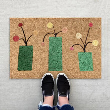 Antislip deurmat voor buiten, zomer, 18x30 inch