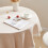 Jacquard geometric square tablecloth 35x59 inch 2