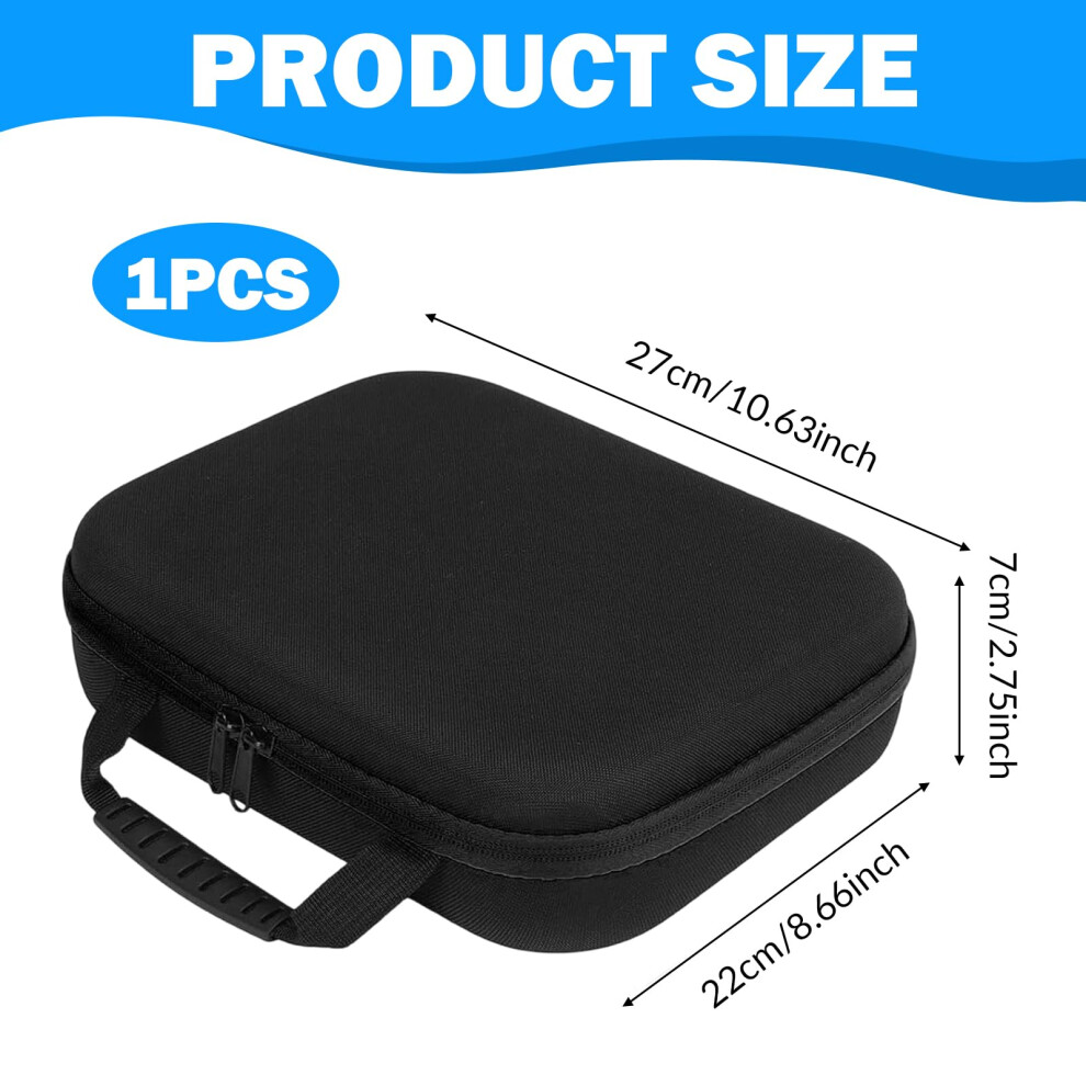 Small Tool Bag, Drill Bit Case Hard Shell Tool Storage Pouch Oxford Fabric Electric Drill Carry Case Waterproof Eva Accessory Carrying Bag 27 * 22 * 5051226992636