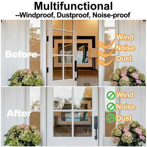 Black Draught Excluder for Doors DShape SelfAdhesive Door Sealing Stri