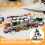YBCCBY 60 Color Sewing Thread Set, Spool Polyester Thread Kit DIY Embroidery Thread Assortment Polyester Sewing Threads Sewing Bobbins Travel Kit for 1