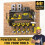 Yeabett 3 Layer Power Tool Storage, Tool Rack for 4 Drill Holders, Heavy Duty Wall Mounted Rack for Garage, Home, Workshop (Black) 2