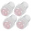 Smooth Pink Jade Essential Oil Bottle Rollers for Bottles 8Pcs 4
