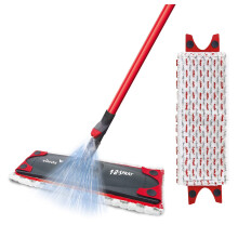 Vileda 12 Spray Mop Microfibre Flat Floor Spray Mop with Extra Head Re