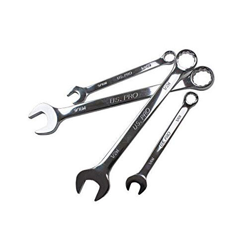 us pro US PRO Tools 10PC Whitworth Combination Spanner Set 1/8" - 11/16" 3239 1