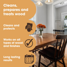 Wood Wax Kit Use to Clean Wax Polish Protect All Items Such as Furni