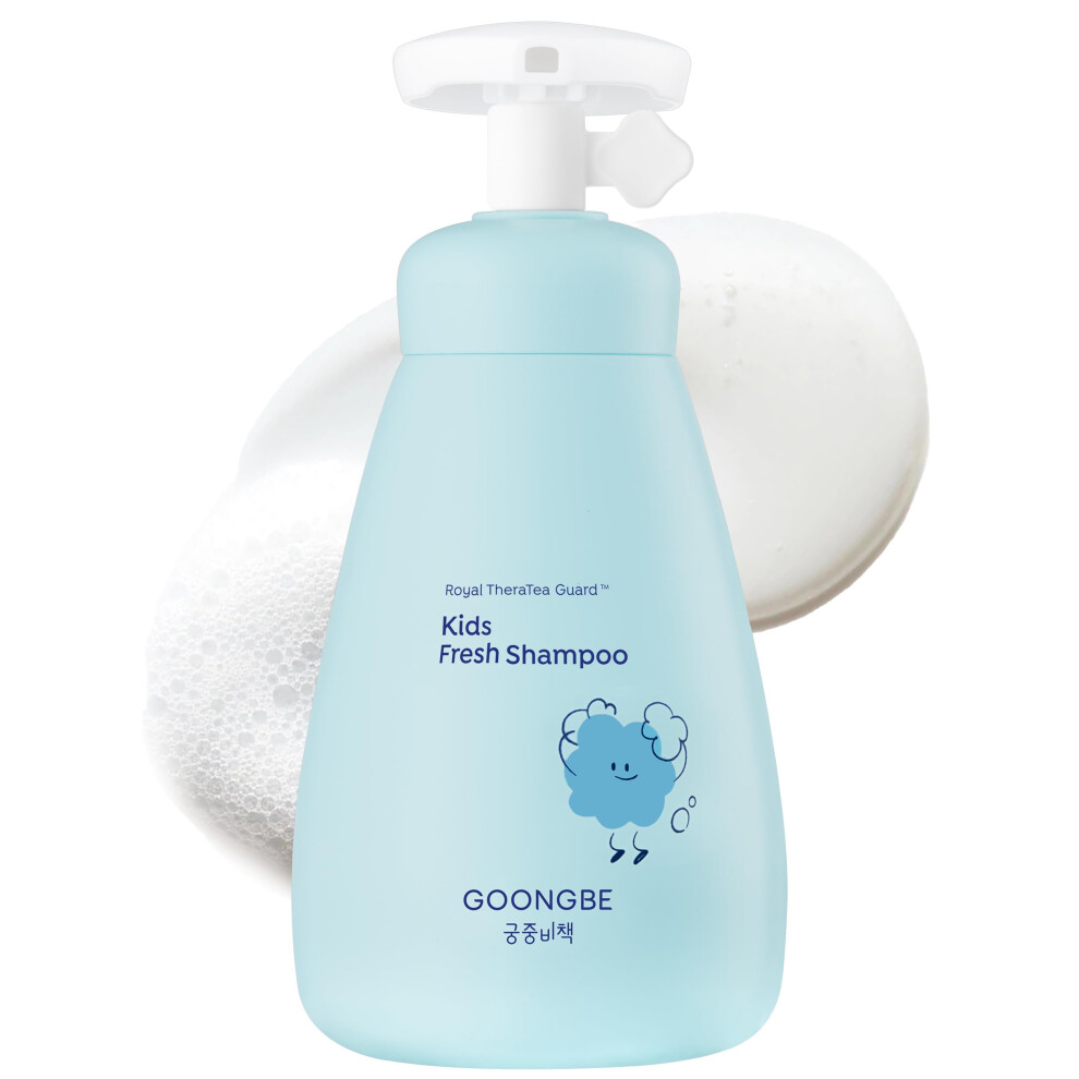 Goongbe Kids' Fresh Shampoo - Korean Kids Scalp Purifying Shampoo - Gentle Deep Cleansing For Oily, Smelly Scalps - Low Ph & Silicone-Free Formula - A