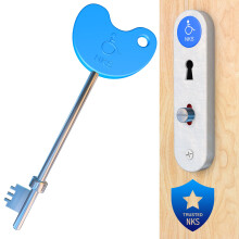 NKS Radar Key Disabled Toilet Bathroom Door Access Braille Easy Turn Pack Opens Over 10,000 Disabled Toilets (1) (2)