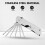 7in1 Lock Picking Kit Portable Folding Tool, Stainless Steel Single Hook Picks Locksmith Repairing Tools, Multitool with Secure Quick Openers 2