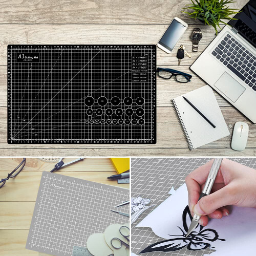 HEADLEY TOOLS Self Healing Cutting Mat 18 x 24 Rotary Cutting Mat A2 Double