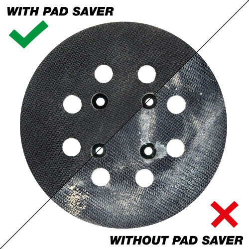 Trend Trend 80 x 133 mm Pad Saver for Compact Sanders, 2 Pack, Hook and Loop Layer to 2