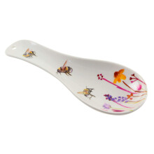 The Leonardo Collection Busy Bees Spoon Rest By Jennifer Rose Gallery | Delightful Bee-Inspired Design | Hand-Painted Resin