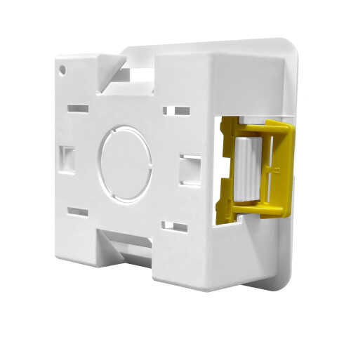 Evoges 1 Gang Dry Lining Back Box 35mm | Fast-Fit Electrical Wall Box for Plasterboard (1) 2