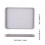 Rectangular PP Serving Tray – Non-Slip, Heat-Resistant, 2 2