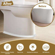 Fixmend Bath Sealant Strip, 3 Rolls Bathroom Sealant Tape Waterproof, Self Adhesive Caulk Strip for Toilet, Kitchen, Bathtub, Sink, Wall Corner