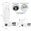 VANCOCO Glossy White Corner Thermostatic Radiator Valve Set 1/2"15mm 2