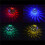 Cordão de luzes LED com globos e bolas de metal prateadas (20 unidades) 4