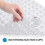 Smiry Non Slip Bath Mat with 300 Strong Suction Cups, 100x40cm 3