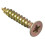 Forgefix ForgeFix Multi-Purpose Single Thread Screws | 5.0 x 35mm | Zinc Yellow Passivated | Box 200 2