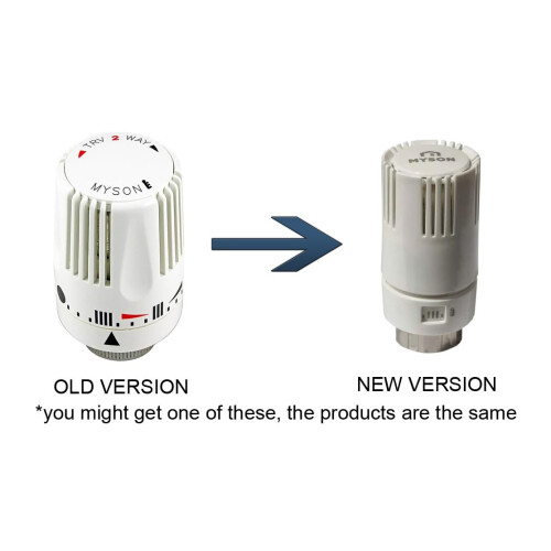 Myson Standard Thermostatic Radiator Valve Replacement Head Only (TRV 2 WAY) 1
