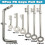 Fire Brigade Keys Full Set 9Pcs with FB1 FB2 FB4 FB11 FB14 Universal F 1