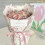 Geschenkpapier mit Blumenmuster, Minirolle, weiße Blumen, 10 Stück 4