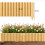 Outsunny Valla de Jardín Marrón 176 x 38 cm 3