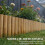 Outsunny Valla de Jardín Marrón 176 x 38 cm 4