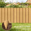 Outsunny Valla de Jardín Marrón 176 x 38 cm 5