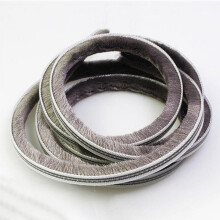 Tochtwering voor schuifdeuren, borstelafdichting 5mm x 8mm